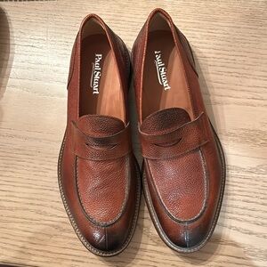 NWT Paul Stuart Mens Harlan Penny Loafer Shoes  Size 44  - Made In Italy
